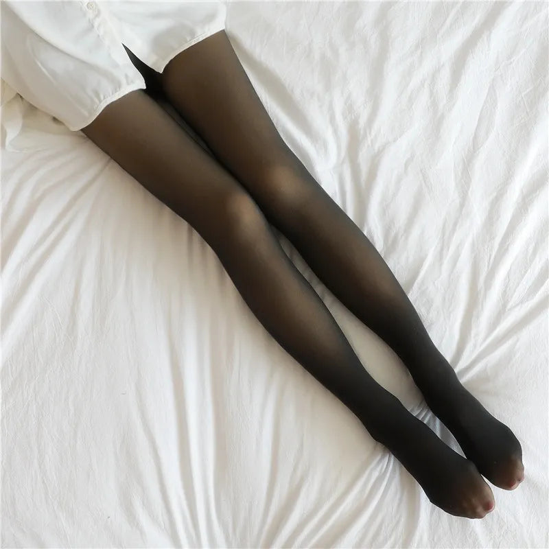Collant noir effet voile avec pieds, photo du produit fournisseur CJdropshipping